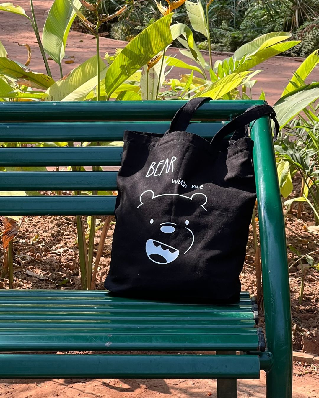 Zipper Tote Bag - Bear With Me
