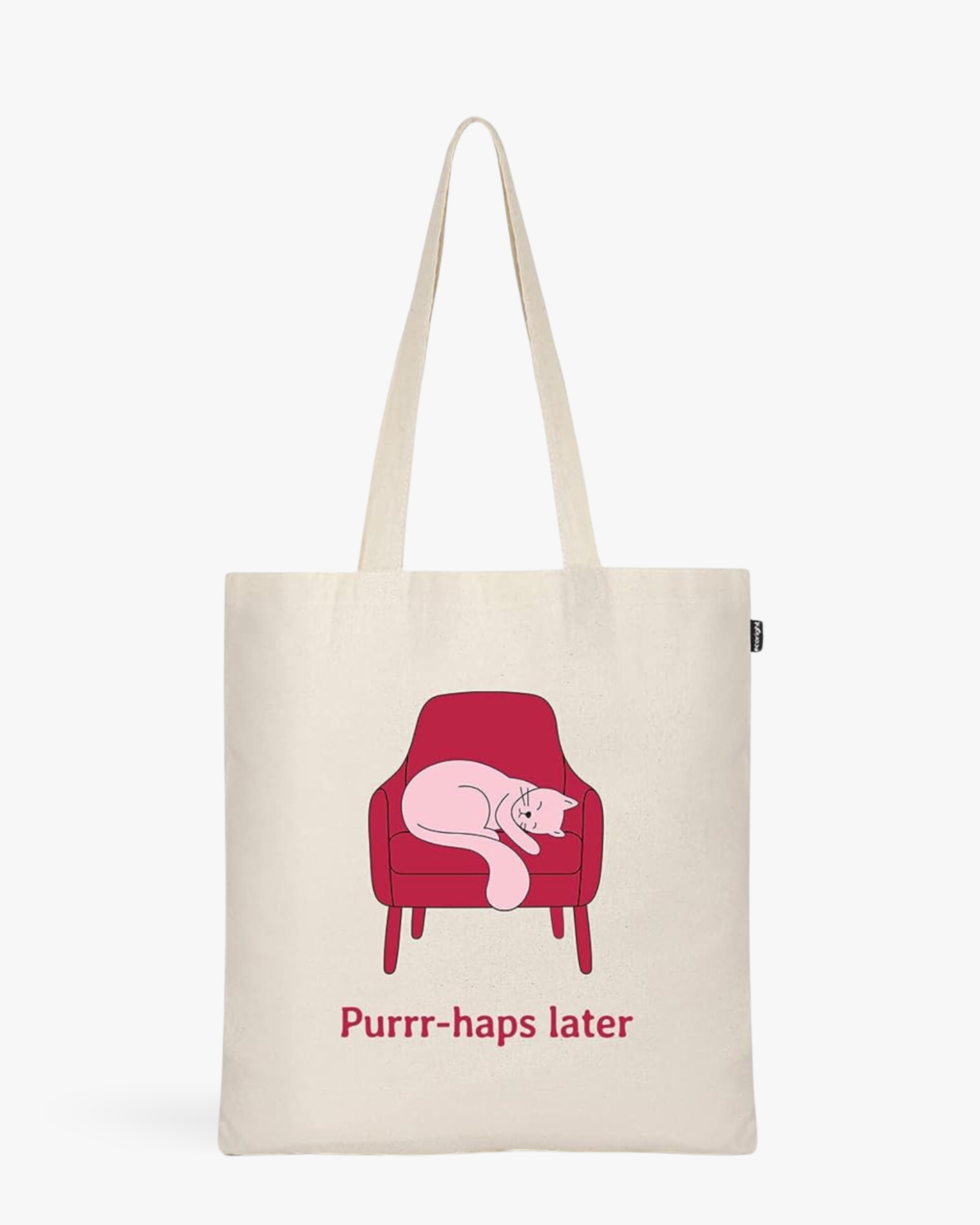 Cotton Tote Bag - Purrr-haps later