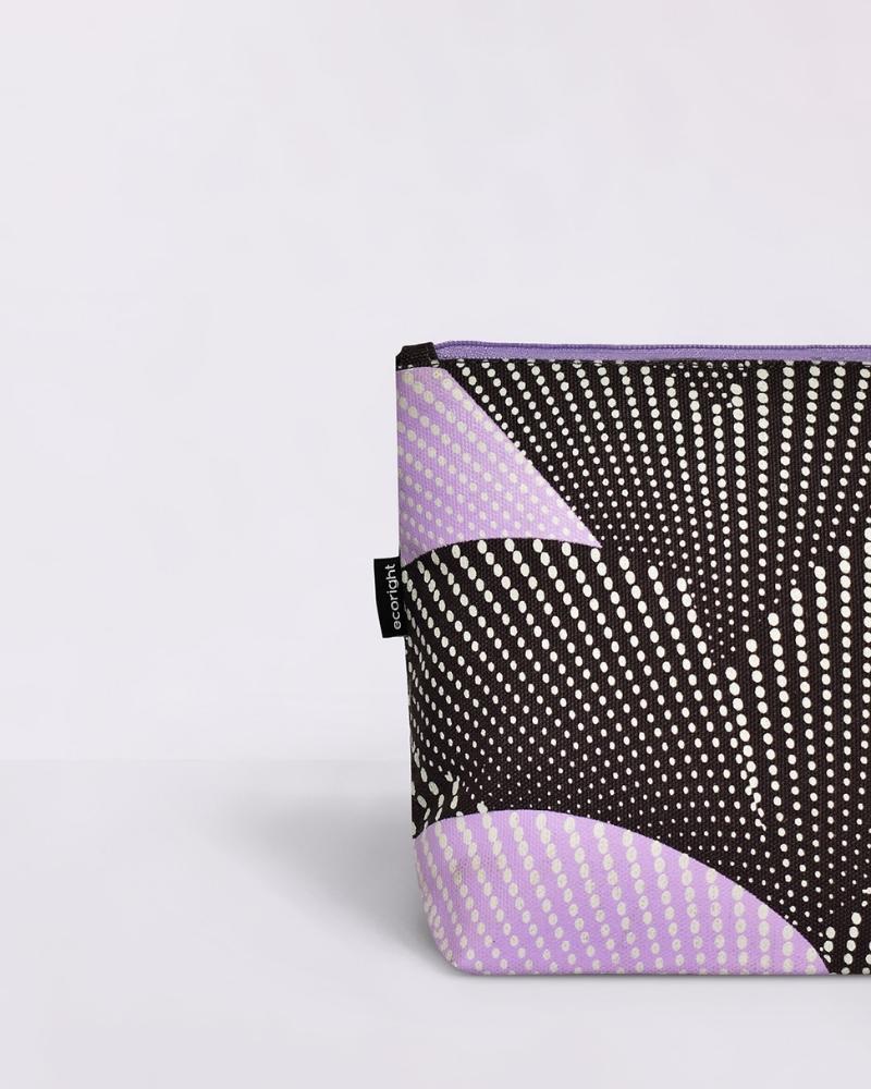 Cosmetic Pouch - Disco Leaves Ecoright