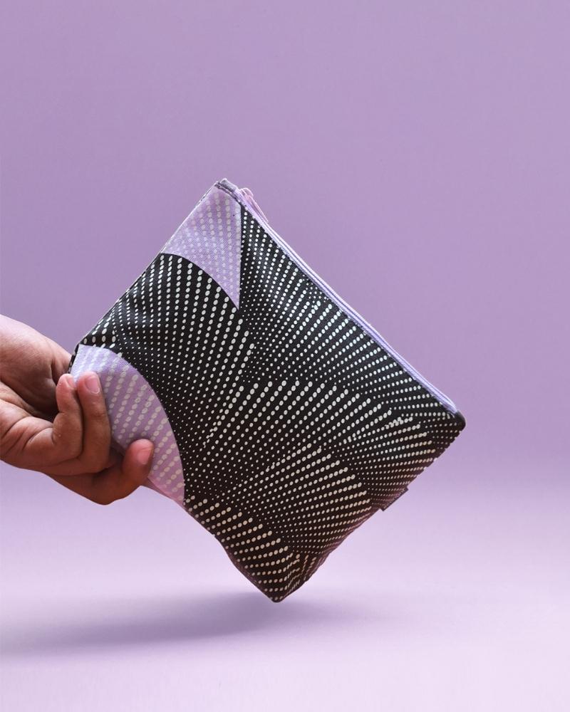 Cosmetic Pouch - Disco Leaves Ecoright