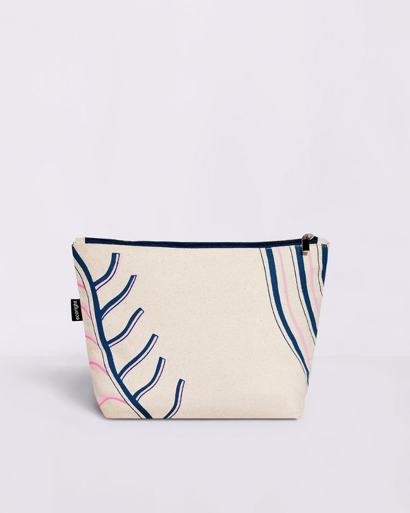 Cosmetic Pouch - Rear Leaf Ecoright