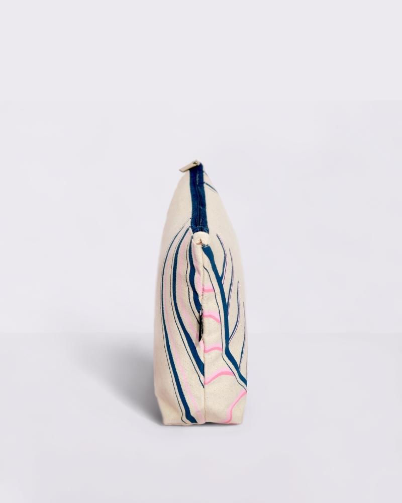 Cosmetic Pouch - Rear Leaf Ecoright
