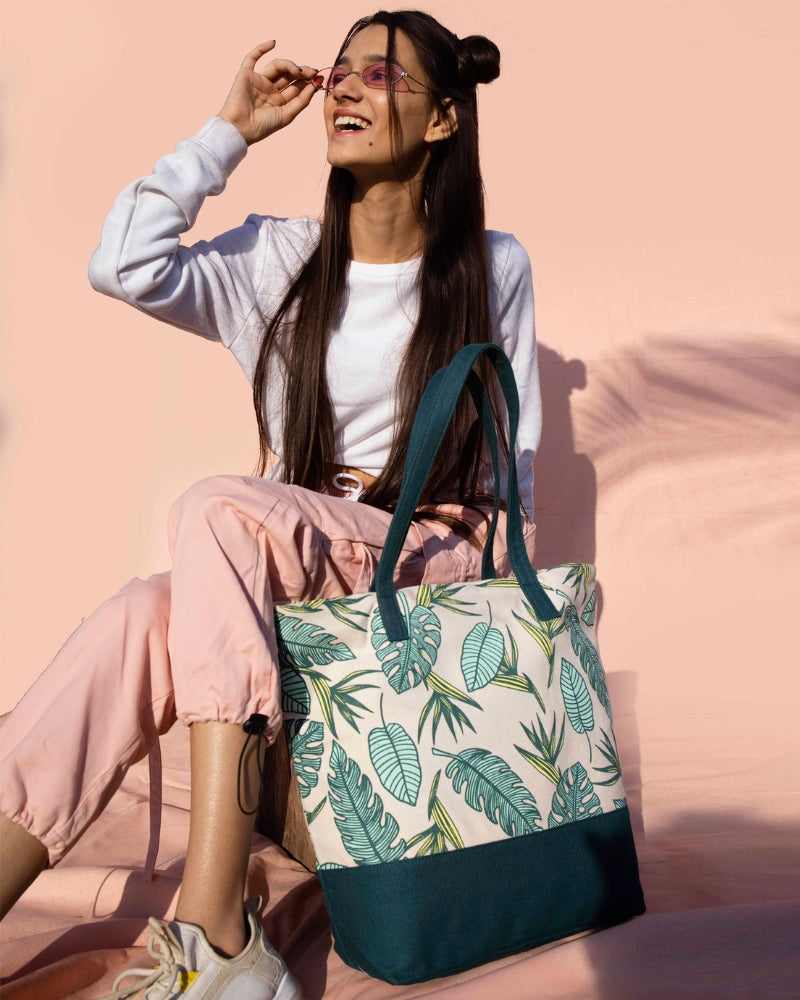The Everything Handbag - Lush Tropics Ecoright