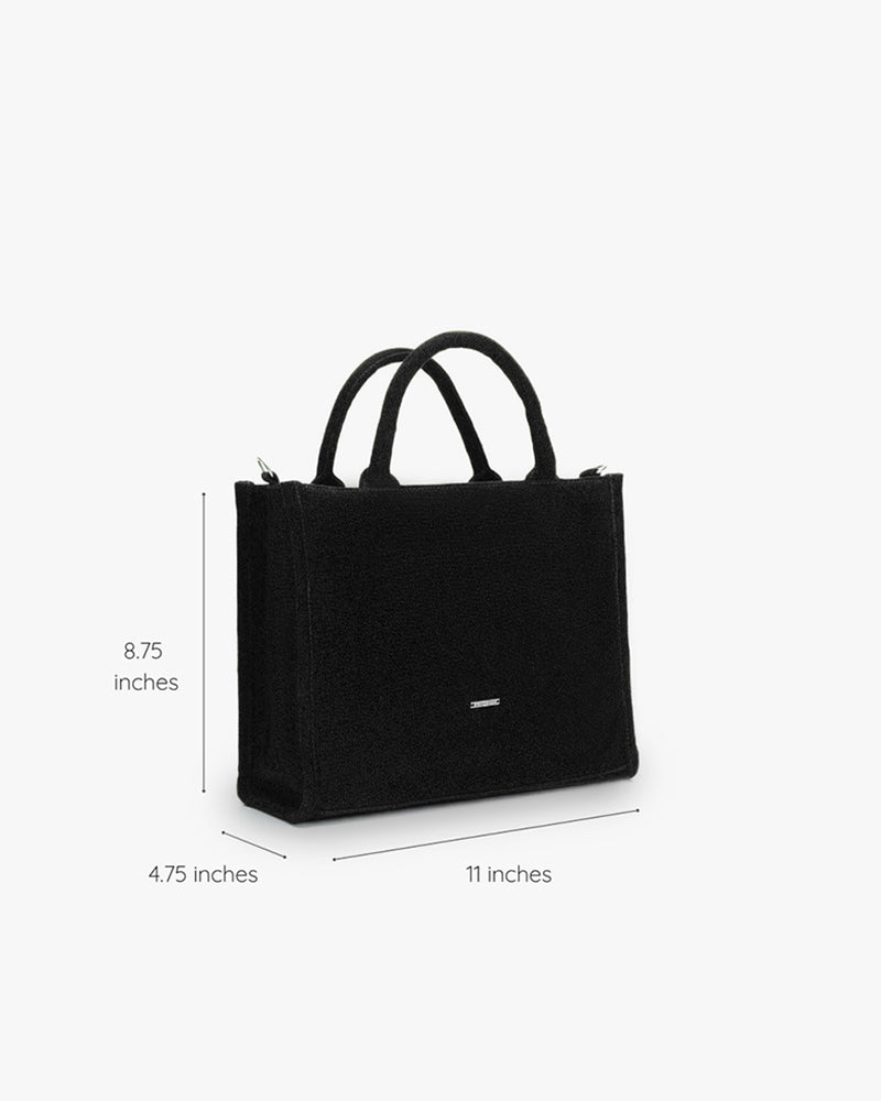 The Satchel  - Wabi-Sabi (Black) Ecoright