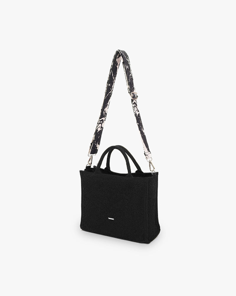 The Satchel  - Wabi-Sabi (Black) Ecoright