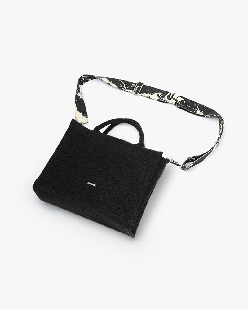 The Satchel  - Wabi-Sabi (Black) Ecoright