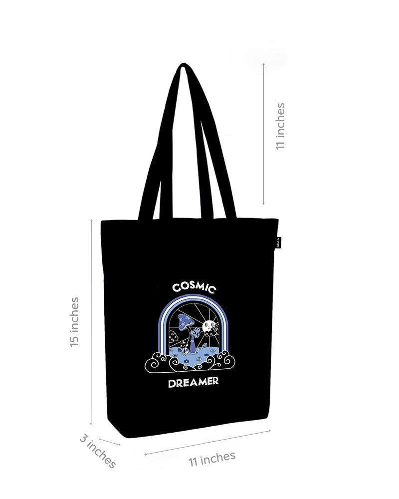 Zipper Tote Bag - Cosmic Dreamer Ecoright