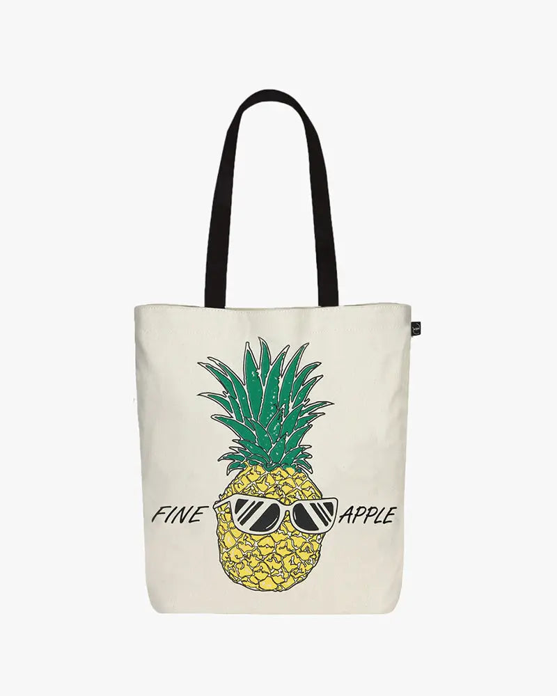 Zipper Tote Bag - FineApple Ecoright