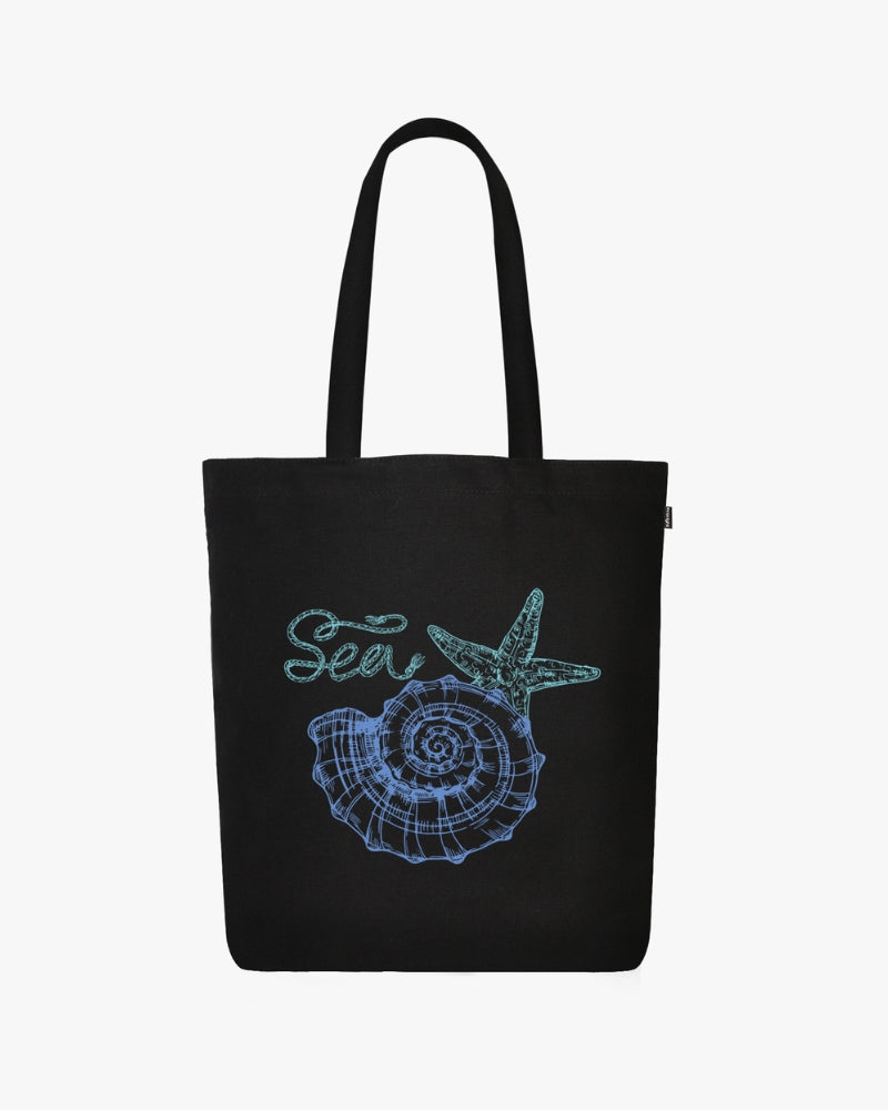 Zipper Tote Bag - Ocean Treasures Ecoright