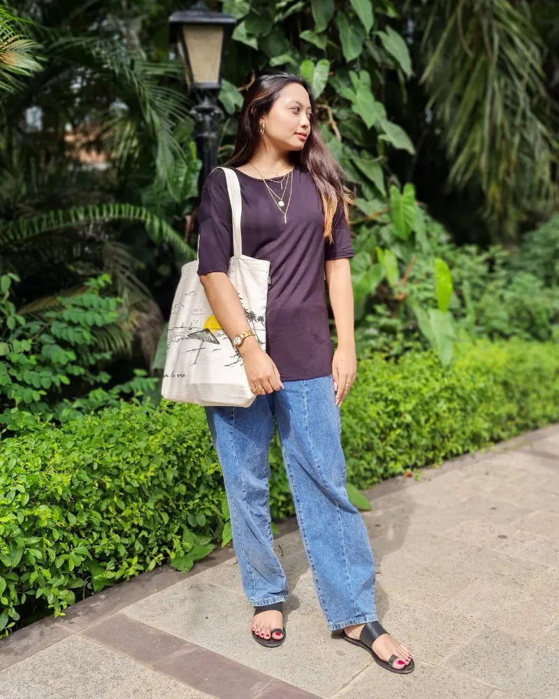 Zipper Tote Bag - Sea La Vie Ecoright