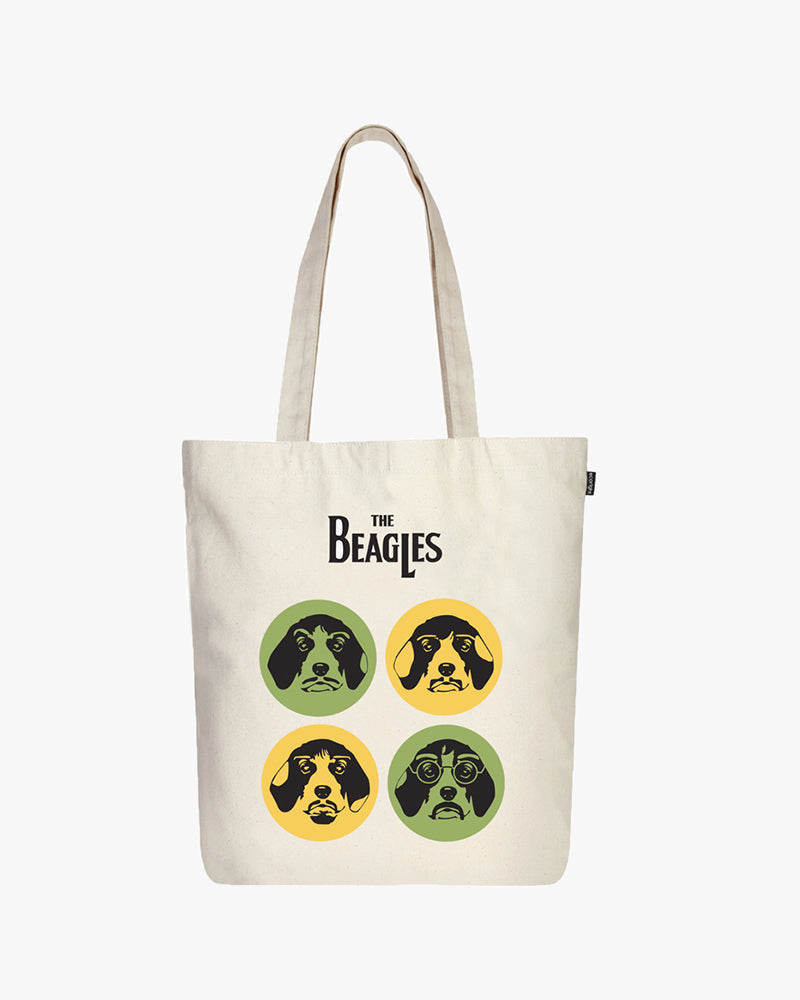 Zipper Tote Bag - The Beagles Ecoright