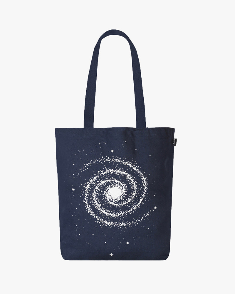 Zipper Tote Bag - The Milky way Ecoright