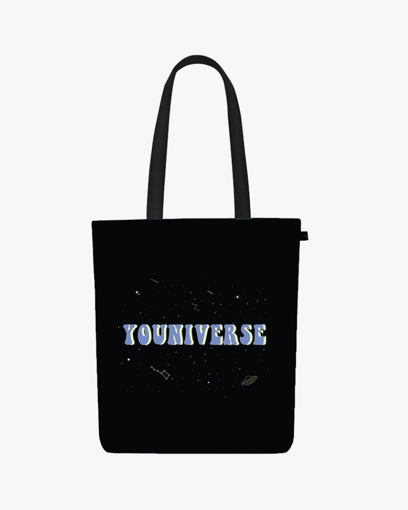 Zipper Tote Bag - Youniverse Ecoright