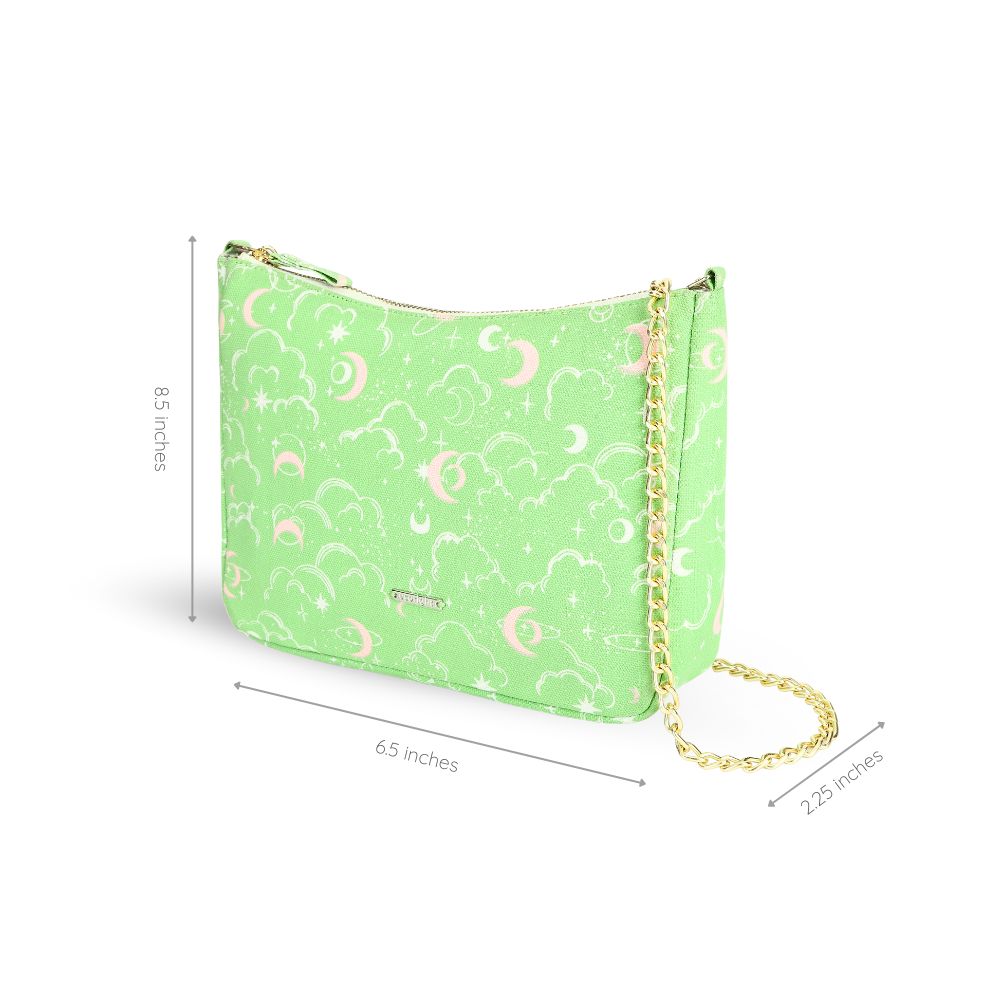 REGULAR SLING - Stars &amp; Moon (Green)