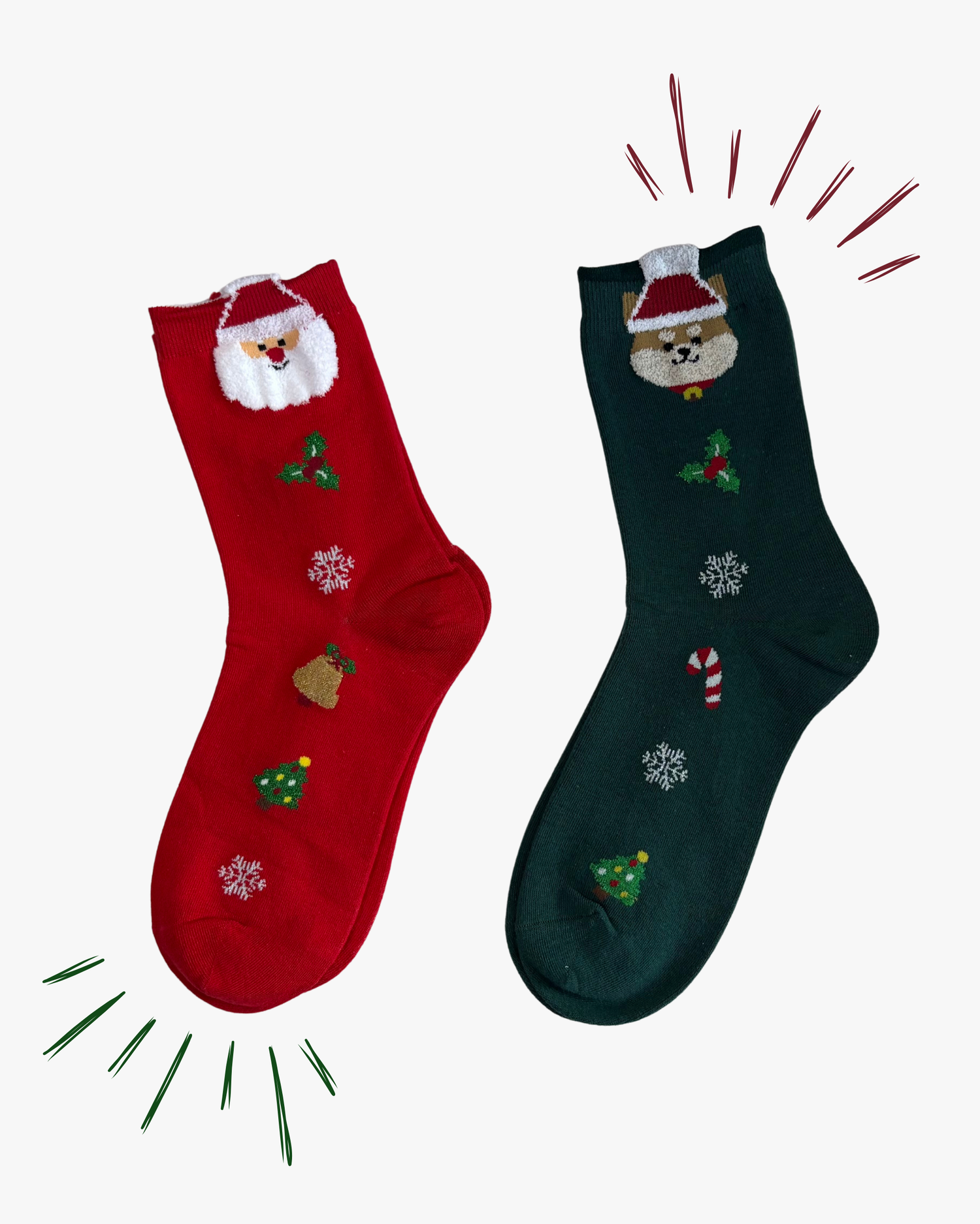 Santa’s Socks ( Pack of 2 )