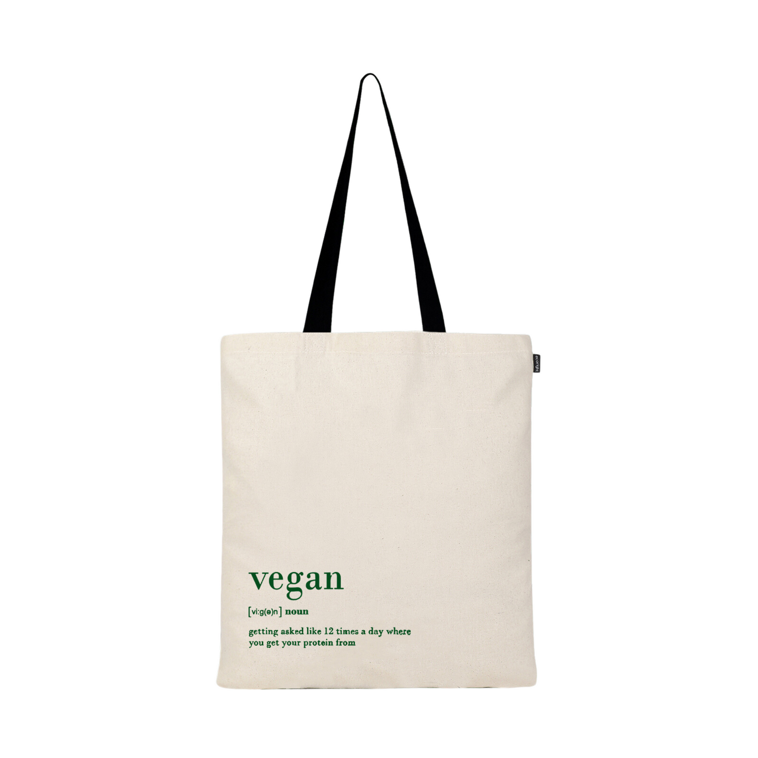 SIMPLE TOTE BAG - VEGAN- NATURAL