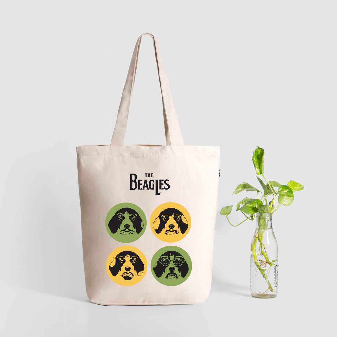 Zipper Tote Bag - The Beagles