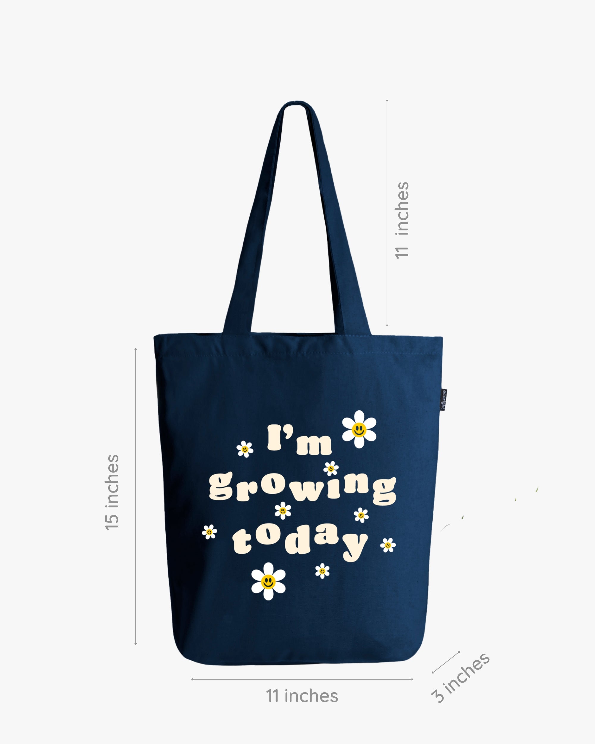 Zipper Tote Bag - Growing Wonder