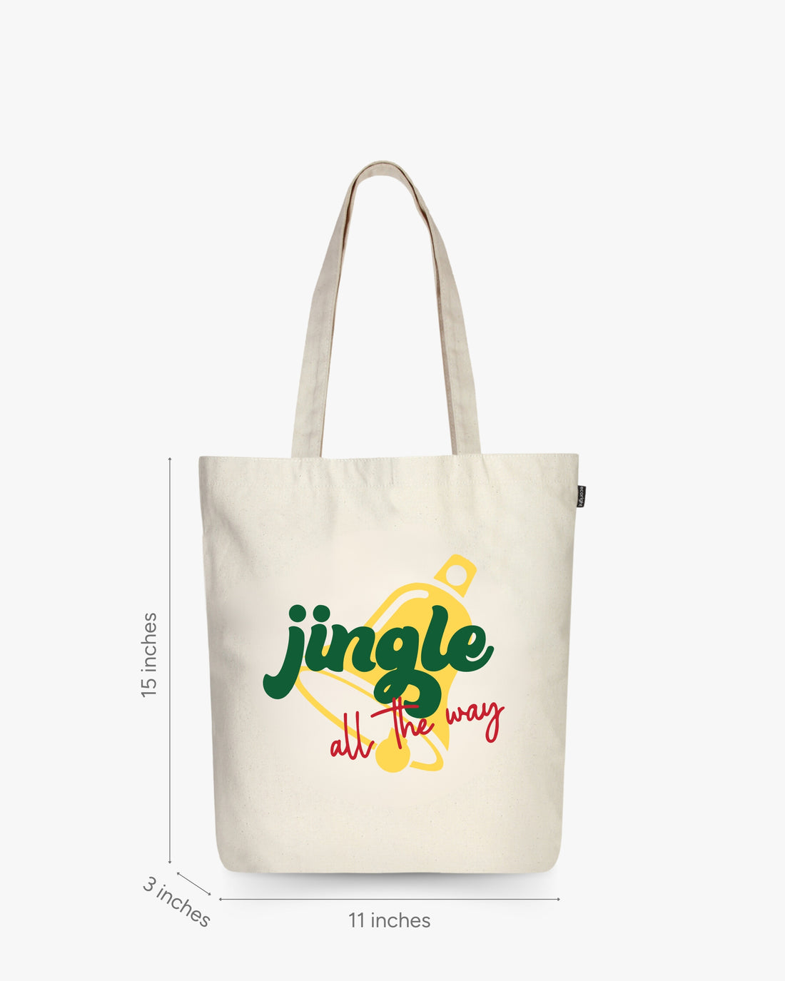 Zipper Tote Bag - Jingle Days