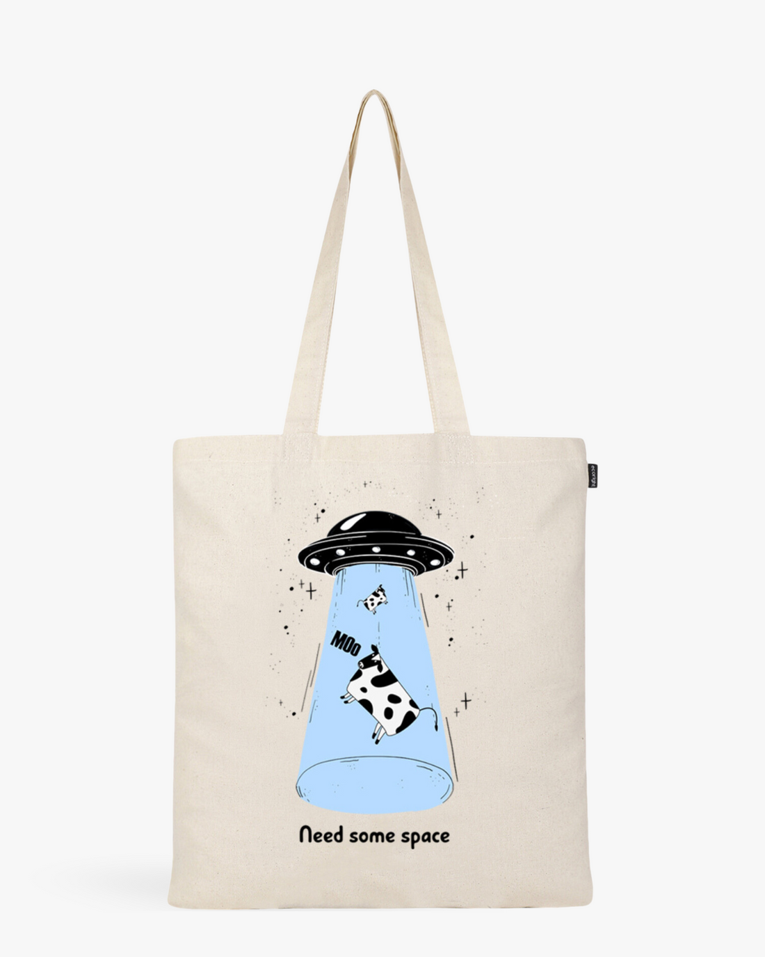 Cotton Tote Bag - Need Some Space (Natural)