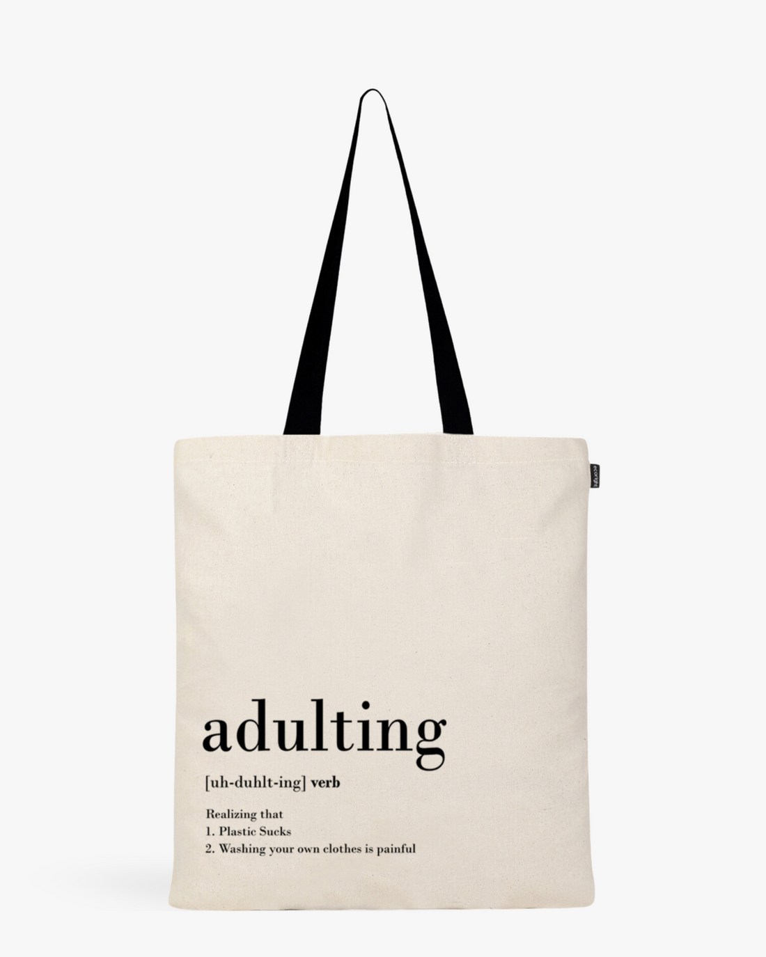 Cotton Tote Bag - Adulting