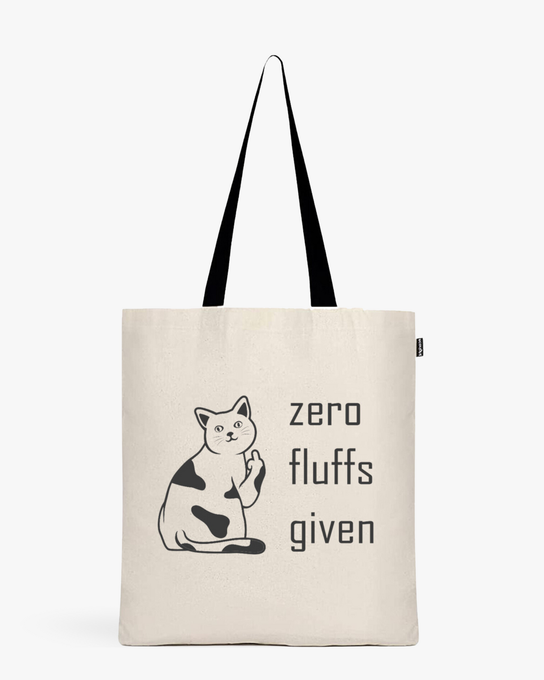 Cotton Tote Bag - Zero Fluffs Given