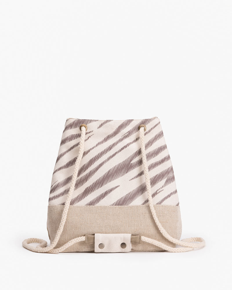 Convertible Backpack - Zebra Stripes Ecoright