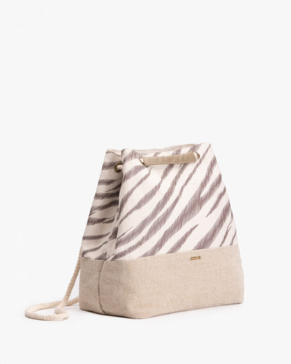 Convertible Backpack - Zebra Stripes Ecoright