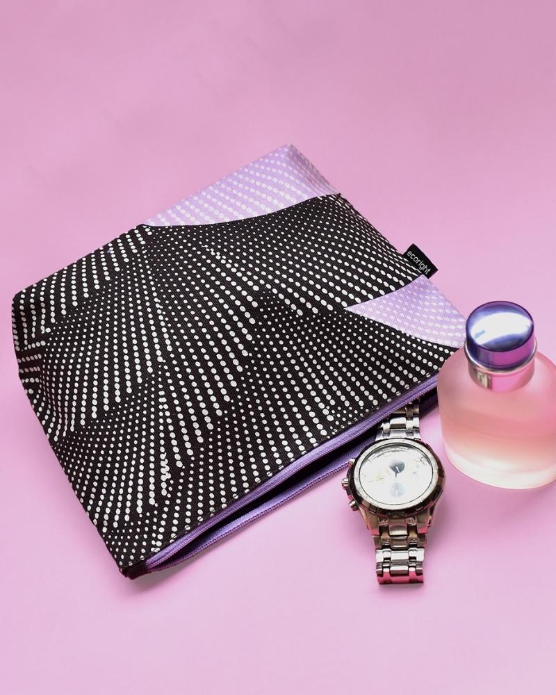 Cosmetic Pouch - Disco Leaves Ecoright