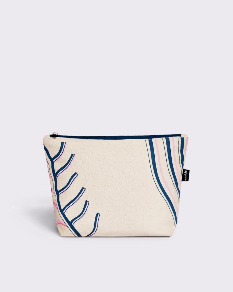 Cosmetic Pouch - Rear Leaf Ecoright