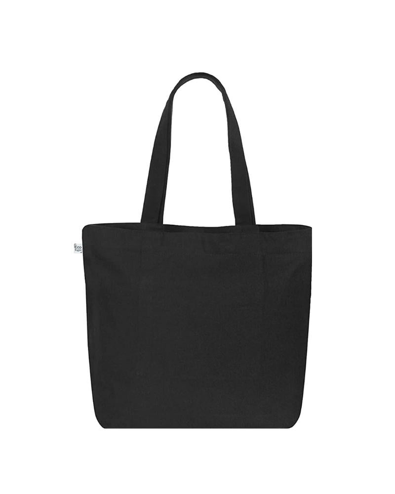 Large Zipper Tote Bag - Mesmerizing Stingray Ecoright