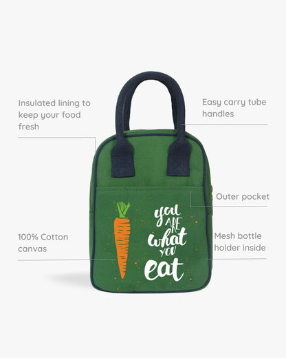 Lunch Bag - You are what you eat Ecoright