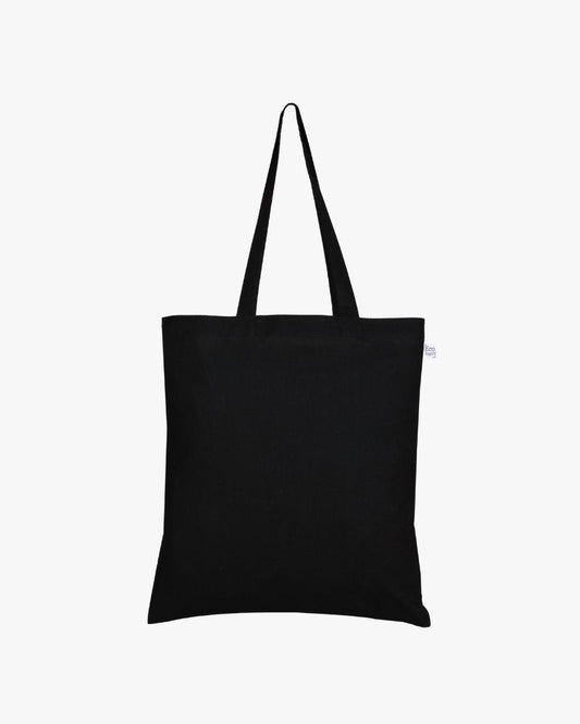 Plain Tote Bag Black Pack of 4 Ecoright