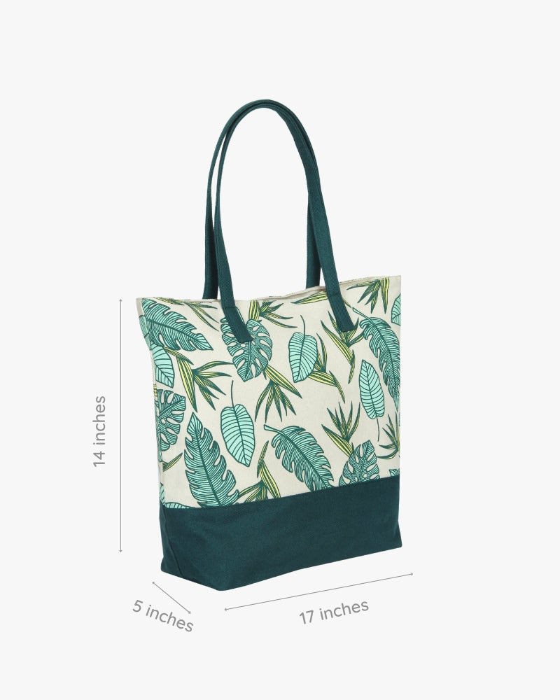 The Everything Handbag - Lush Tropics Ecoright