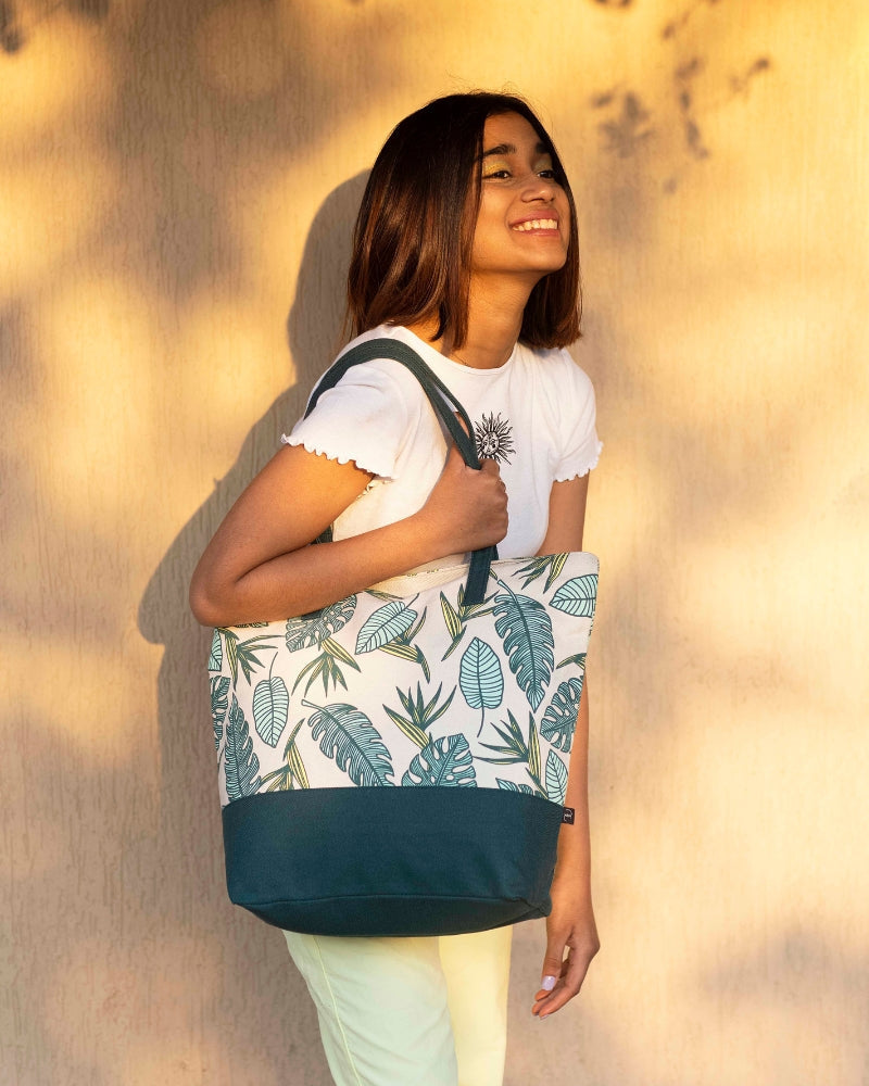 The Everything Handbag - Lush Tropics Ecoright
