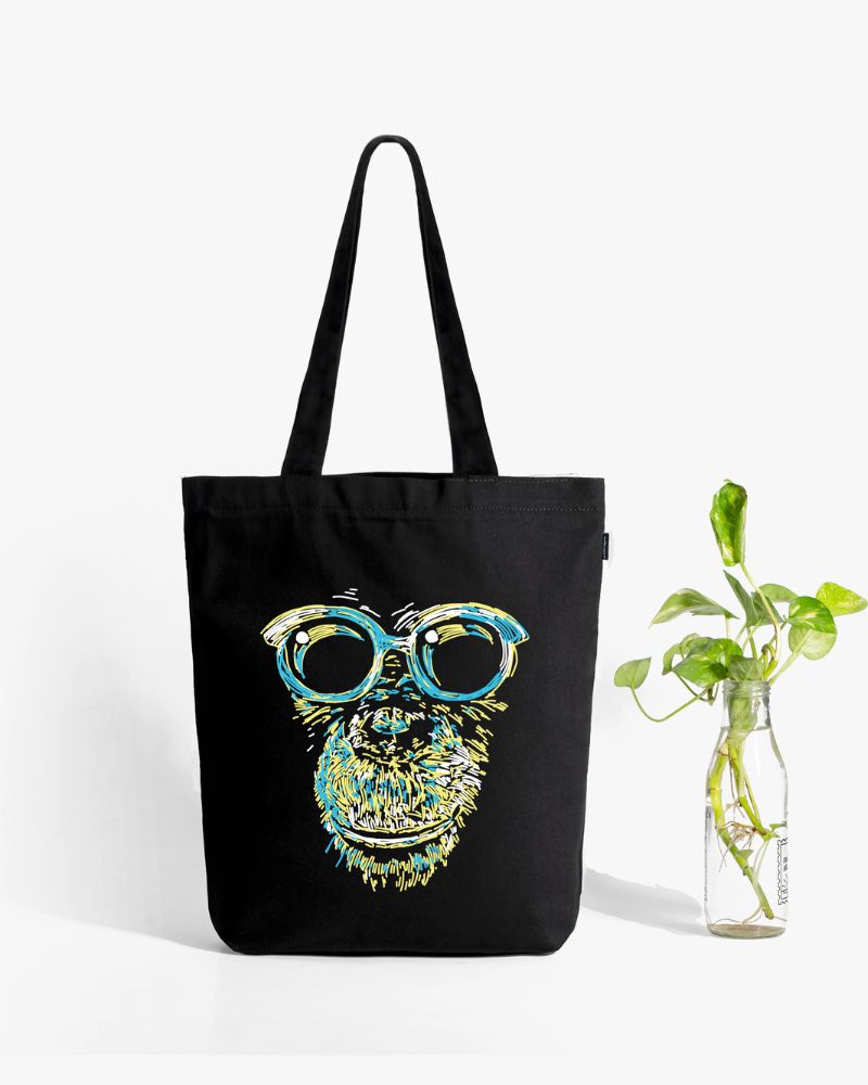 Zipper Tote Bag - Chimp Life