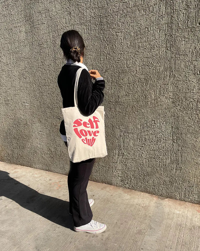 Zipper Tote Bag - Self Love Ecoright