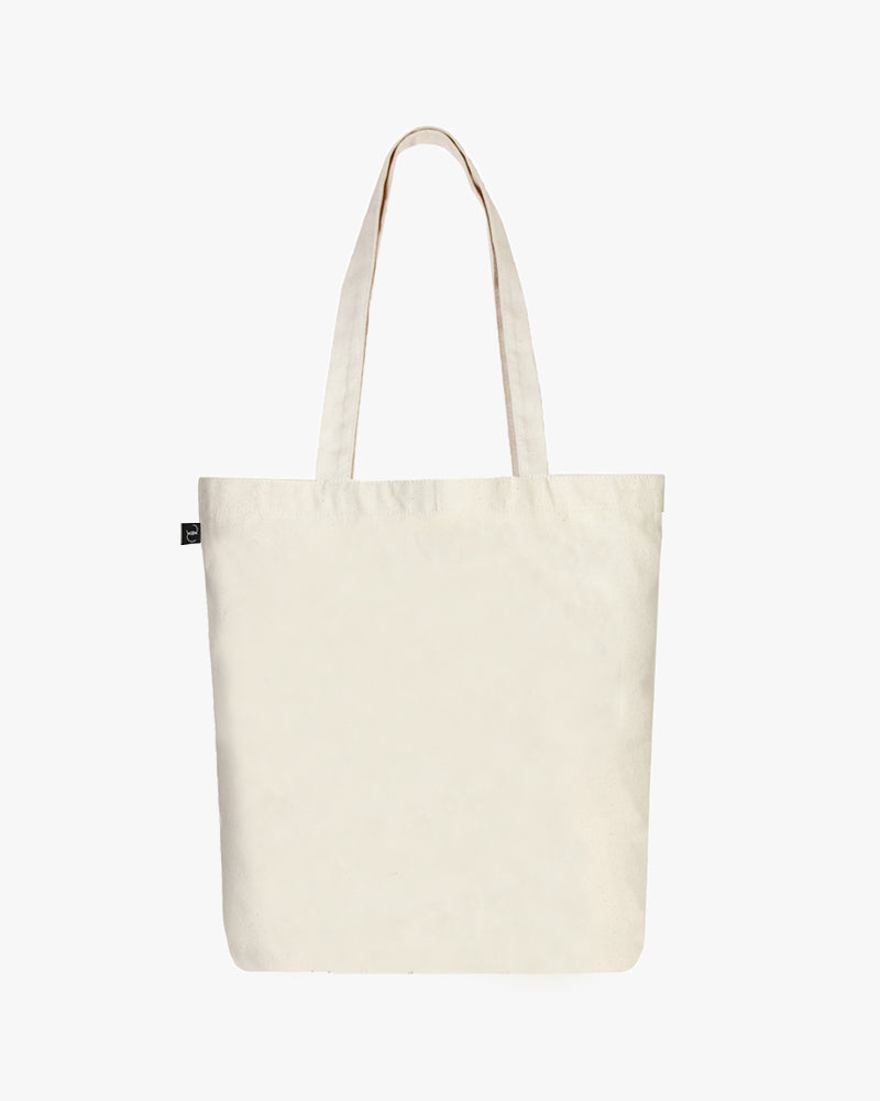 Zipper Tote Bag - Whale Doodle Ecoright