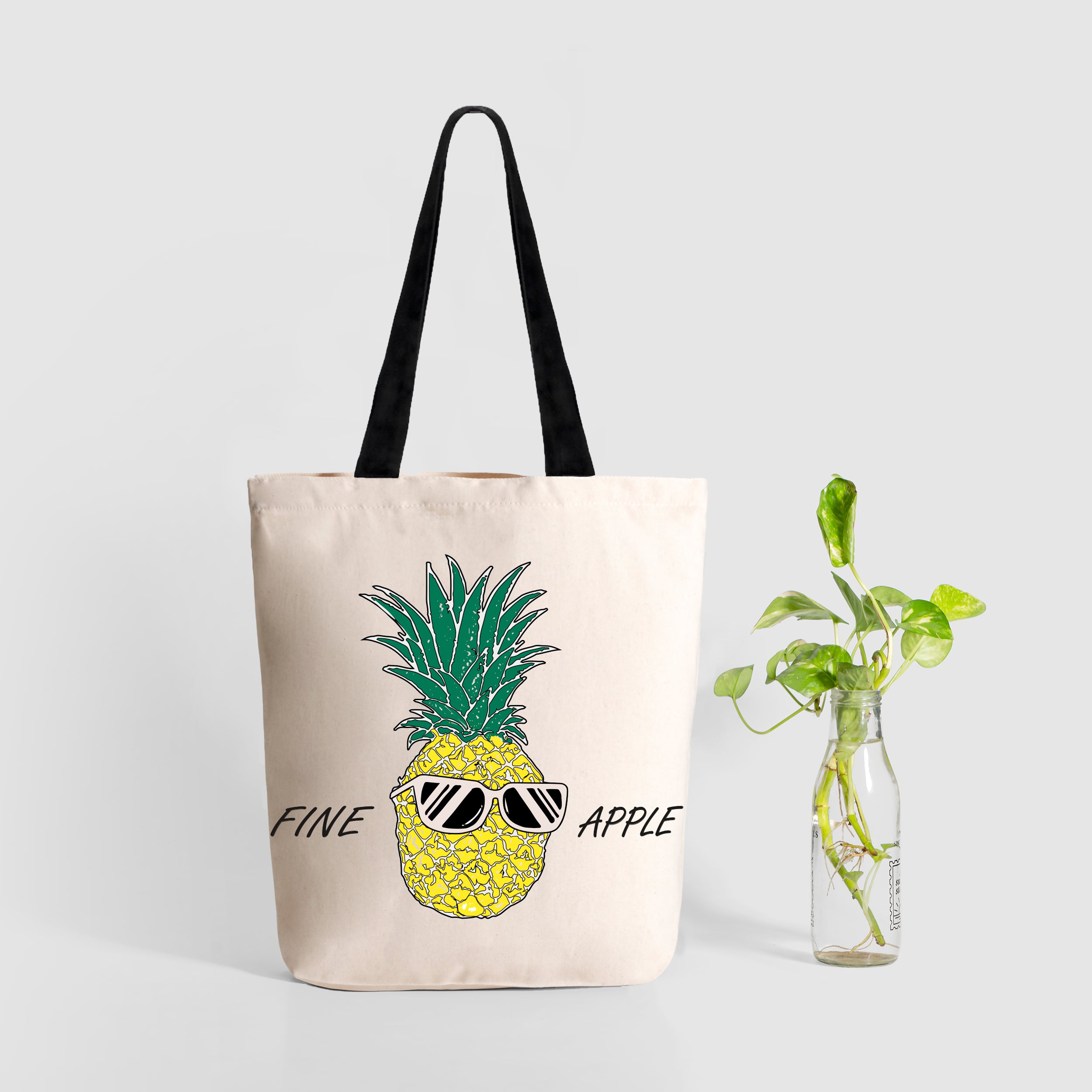 Zipper Tote Bag - FineApple