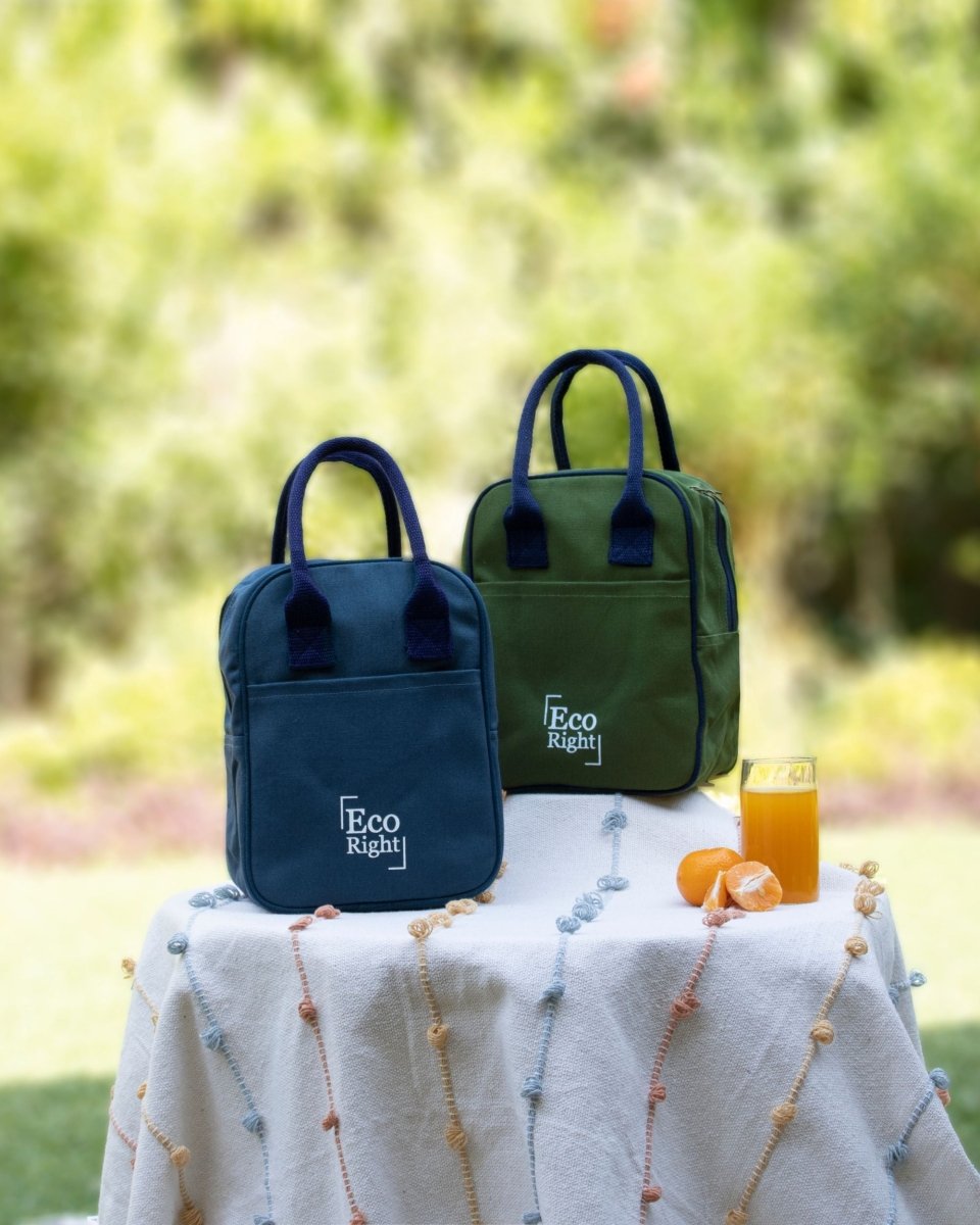 Navy Blue and Green - Ecoright