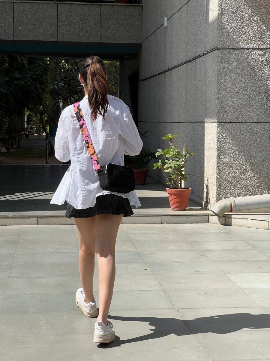 The Box Sling (Night Bloom) &amp; Cosmetic Pouch (Spring Rhapsody) - Ecoright