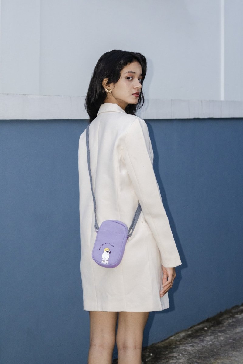 The Phone Bag (Meowment) &amp; Zipper Tote Bag (Paws Off) - Ecoright