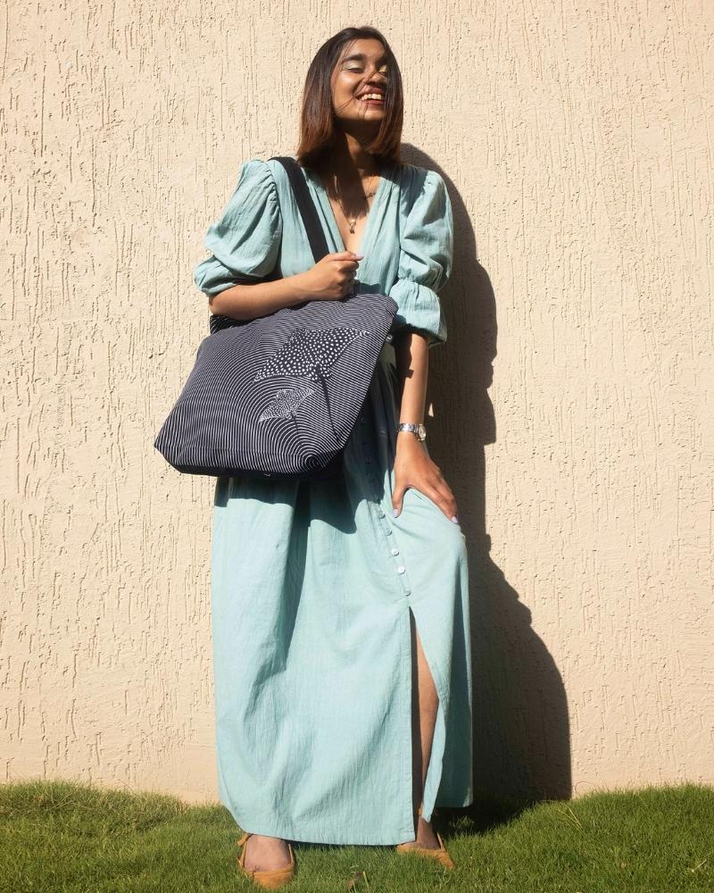 Large Zipper Tote Bags (Pack of 5) - Ecoright