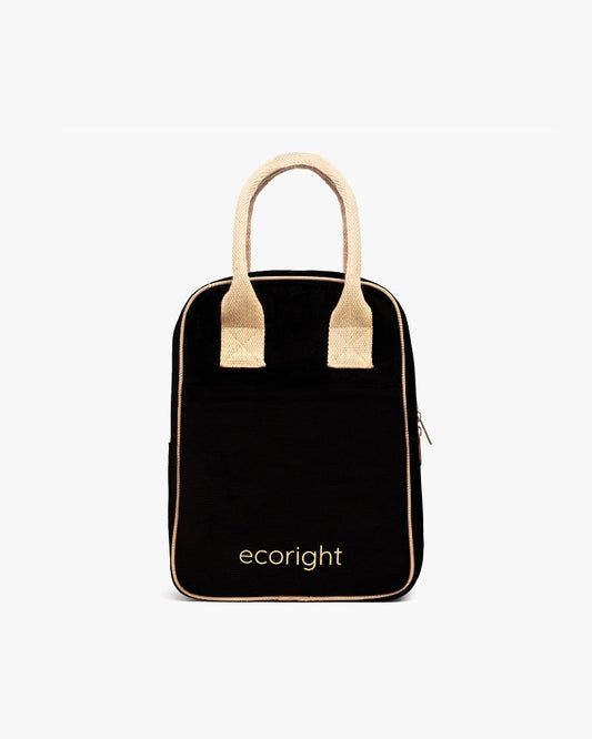 Lunch Bag - Black & Beige: Eco-Friendly and Sustainable Lunch Bag by ecoright