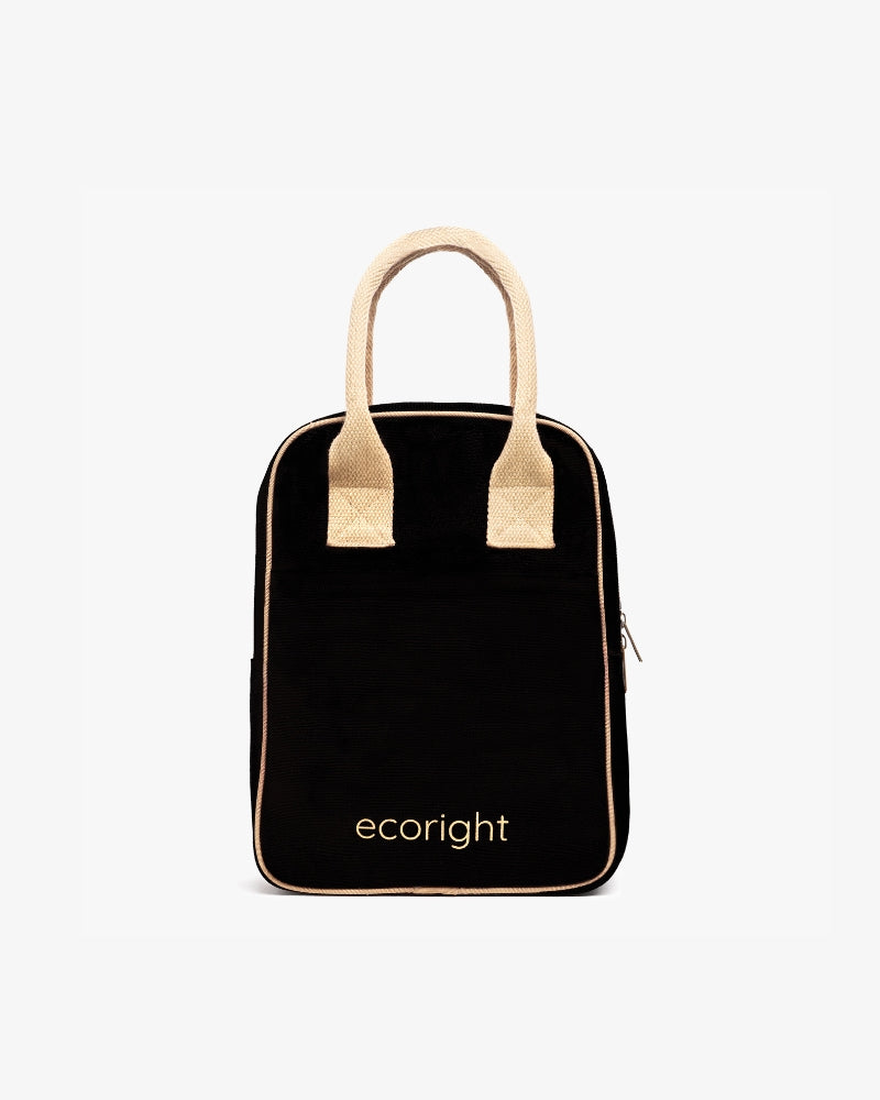 Lunch Bag - Black &amp; Beige: Eco-Friendly and Sustainable Lunch Bag by ecoright
